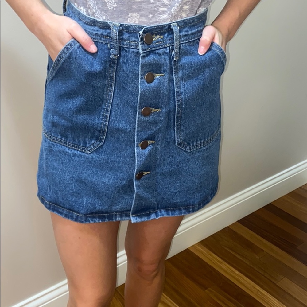 Jean skirt